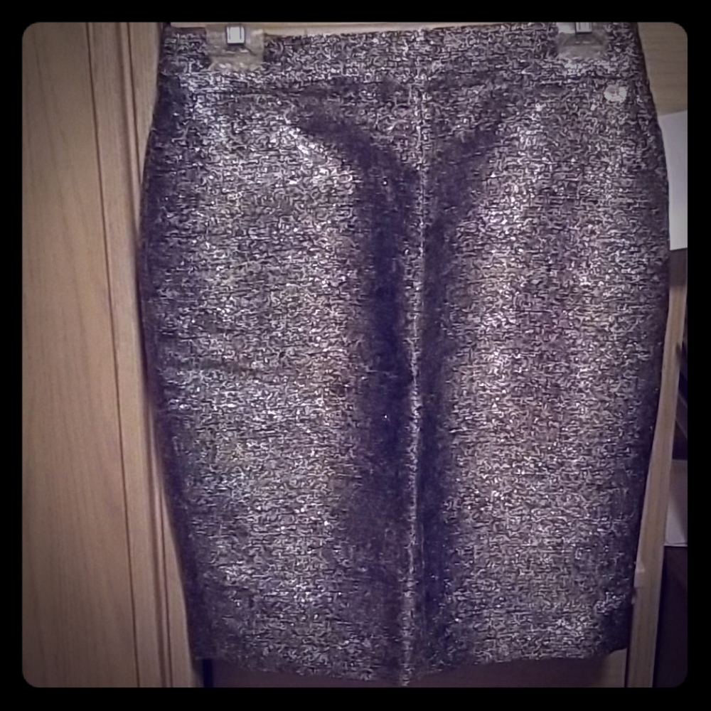 Chanel metallic skirt
